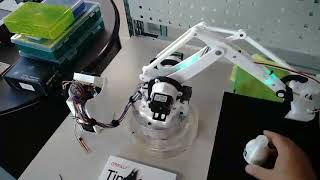 Inverse kinematics training with neural networks for a robotic arm