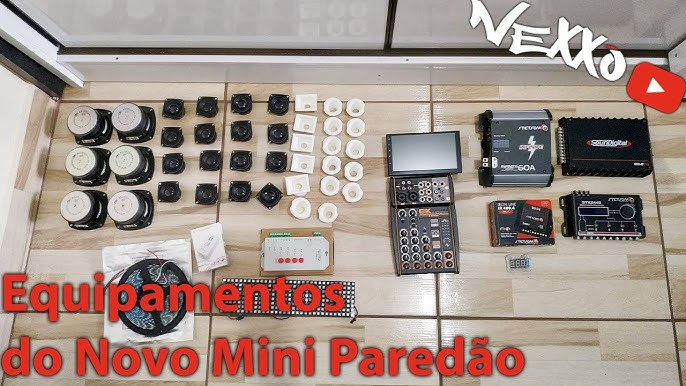 RUANN FLAVIÚS EQUIPADORA DE MINI PAREDÕES: Mini Paredão