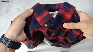 UNBOXING KEMEJA FLANNEL BAHAN TERBAIK HARGA MERAKYAT BY WOODCUTTER