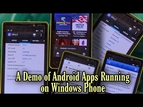 A Demo of Android Apps  Running on Windows Phone |Nokia Lumia 820| Project Astoria |Android KitKat|