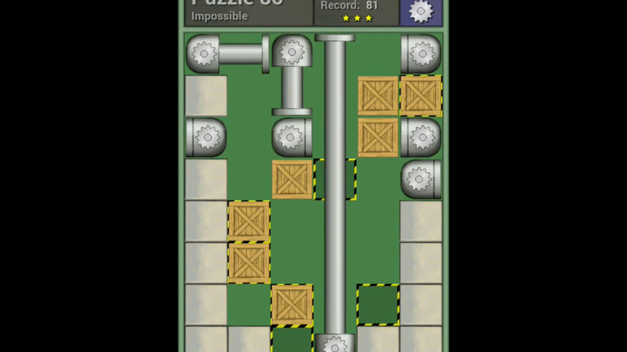 Pushing Machine (Impossible) Level Puzzle 86 - Perfect Solution