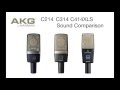 AKG C214 C314 C414XLS comparison