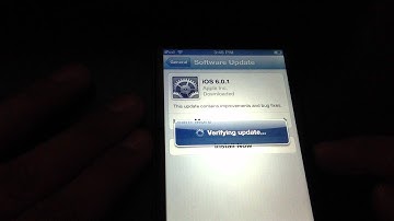 iPod Touch 4th Generation iOS 6.0.1 Update