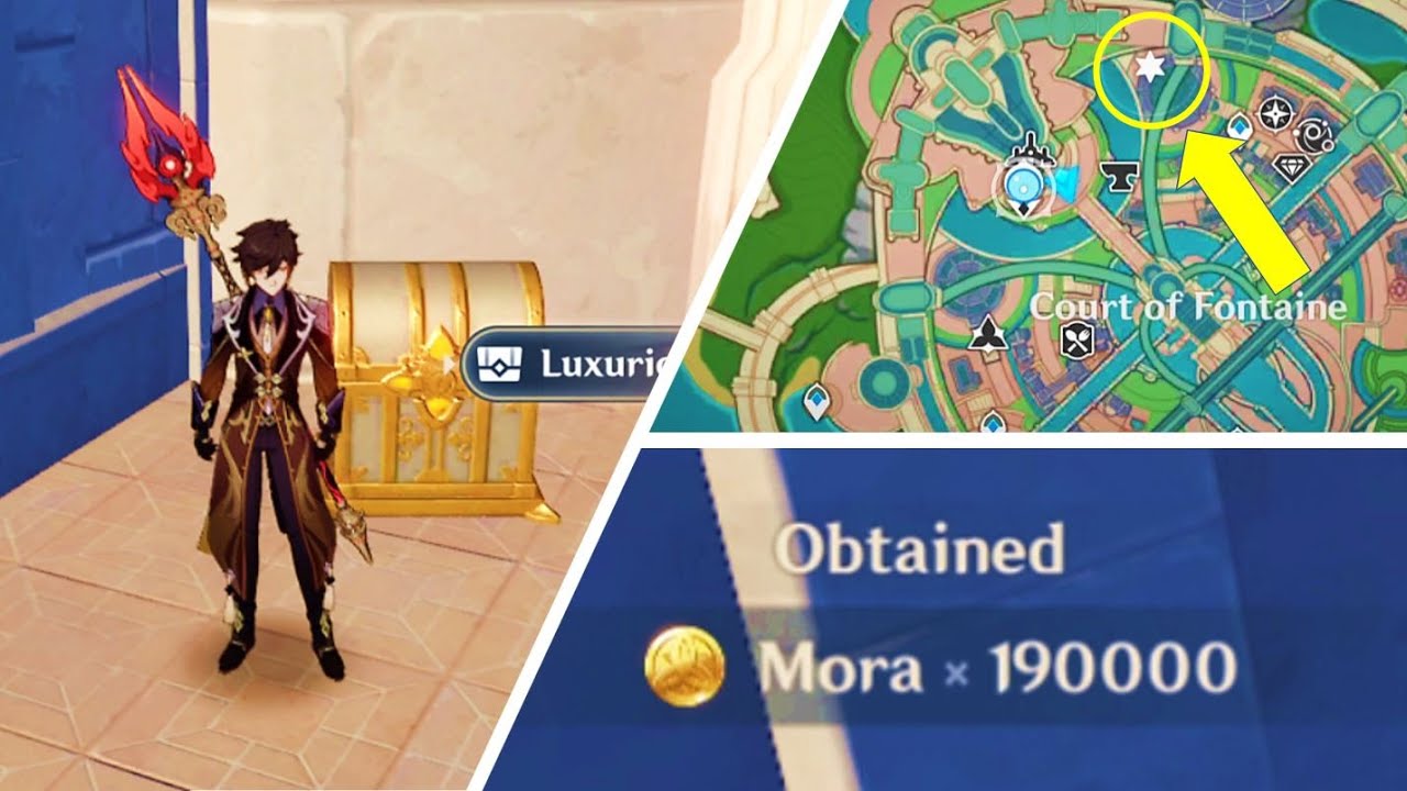 Pursuit of Mora Court of Fontaine Secret Mora Luxurious Chest