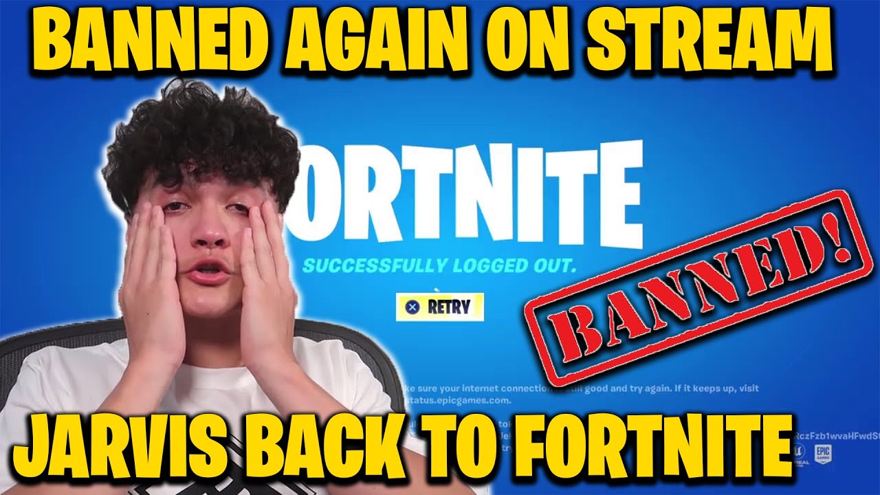 FaZe Jarvis Banned From Fortnite Again LIVE On Stream!