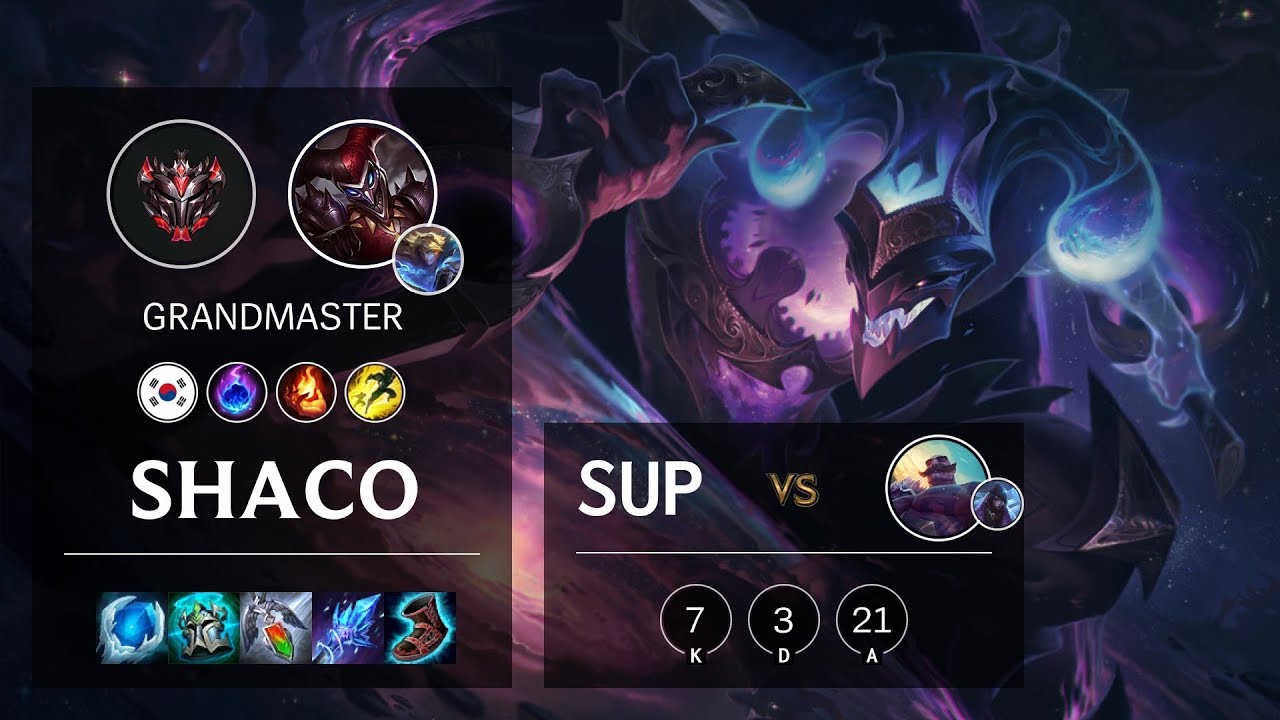 Shaco Support vs Braum - KR Grandmaster Patch 10.7