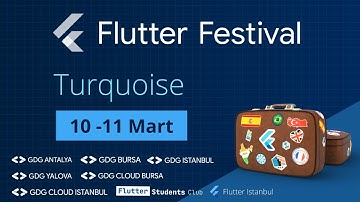 Flutter Festival Turquoise  🖤 1.Gün / Day 1