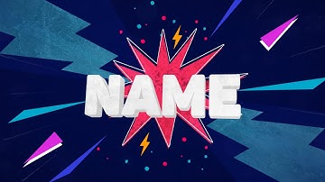 FREE 2D Intro #9 | Comics Design Logo/Name Reveal | The Best Intro Templates Ever