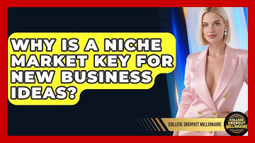 Why Is A Niche Market Key For New Business Ideas? - College Dropout Millionaire
