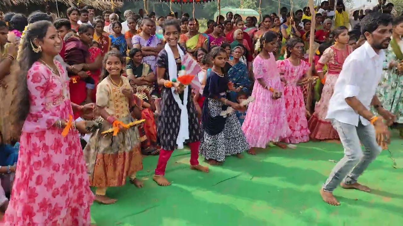 //అడవిలో మీ అన్నకు ఆపదయానా..!పాటతో rallapalli chekka bajana పెద్దకాశాయ్య గురువుగారి చే 