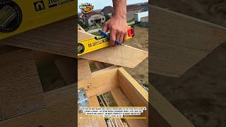 Roof Framing Hack Explained #ConstructionTok #WoodworkingUSA #BuilderHack