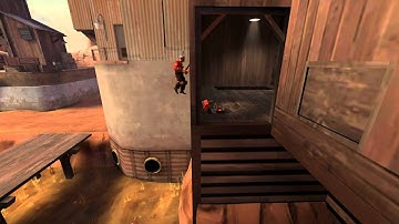 TF2 replay: Gold rush red engin technique jump teleport by PJ (3rdPView)