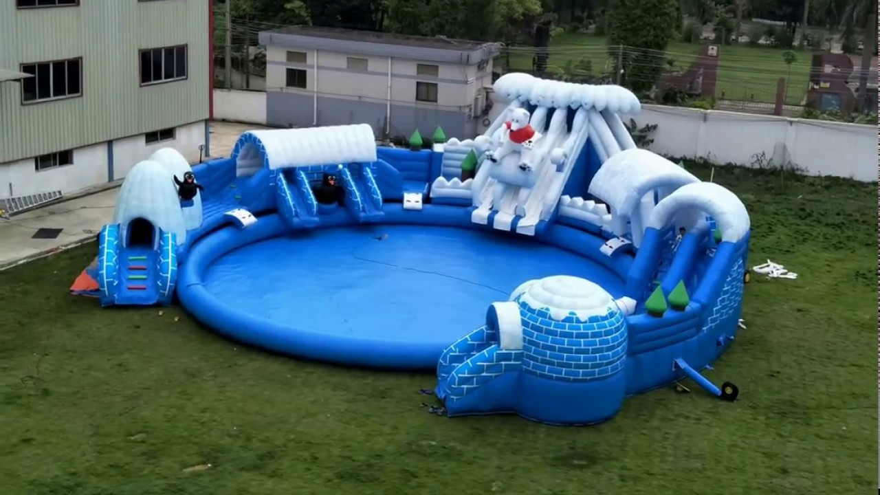 huge inflatable pool