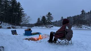 WI Winter Camping *GONE WRONG* (🚨COPS CALLED🚨)