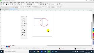 Cắt lấy phần giao nhau trong CorelDRAW 2020