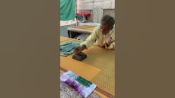 Zigzag block printing #painting