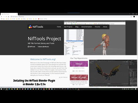 Blender 2.8x/2.9x - Installing NifTools Blender Nif Plug-in