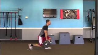 Rob Baban: Deadlift Bar Reverse Lunges on Slider