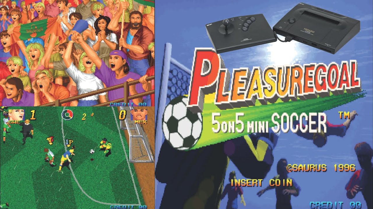 Jeu Neo Geo MVS Pleasuregoal - Version EUR PAL - Bon état Fonctionnel
