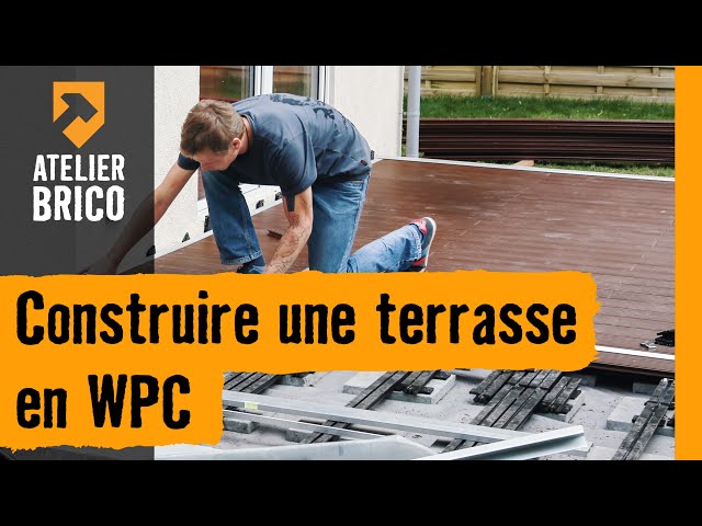 Construire une terrasse en bois composite