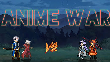 Dante & Vergil VS Asuna & Kurumi V3 in Jump Force Mugen