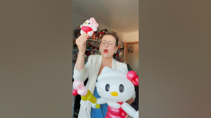 Hello Kitty z balonów 🎈🫶🏻🎈 #patrycjalipinska #funny #balony #balloon #hellokitty