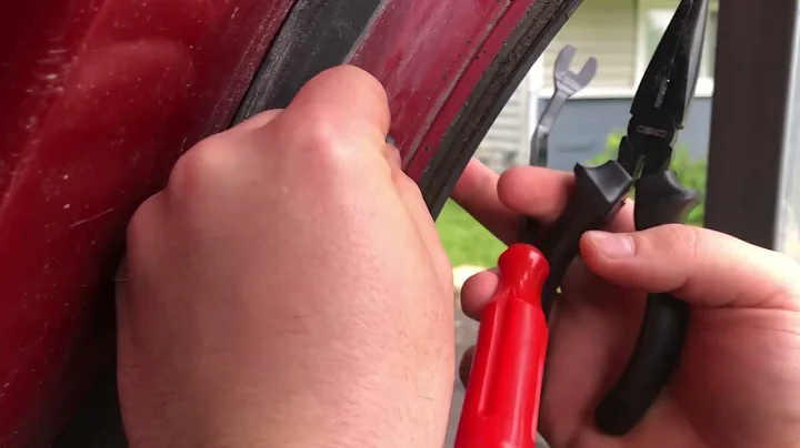 Plastic rivet installation without using a gun, easy and fast