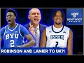 Will kentucky basketball land chaz lanier and jaxson robinson  kentucky wildcats podcast