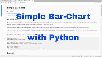 Python -  Simple Bar Chart