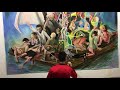 Pintando en mi estudio La Balsa de la Medusa – trash art, art video Barna, graffiti video