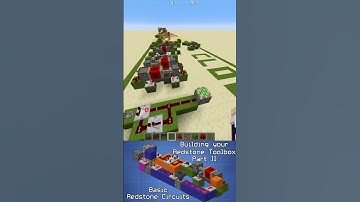 redstone circuits 18 Clocks #minecraft #redstone #twitch