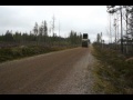 Gravelspreading in Finland (Suomussalmi)