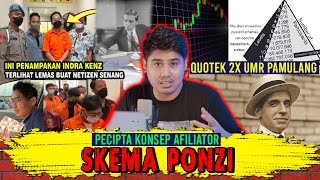 Affiliator kelas Dunia !! Indra kenz doni salmanan belajar dari nih orang ?? Charles Ponzi