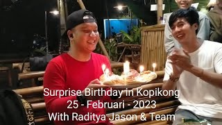 Surprise Birthday with Raditya Jason & Team #selamatulangtahun #ulangtahun #surprise