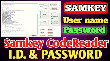 samkey username and password free || samkey account create || samkey code reader username and pass |