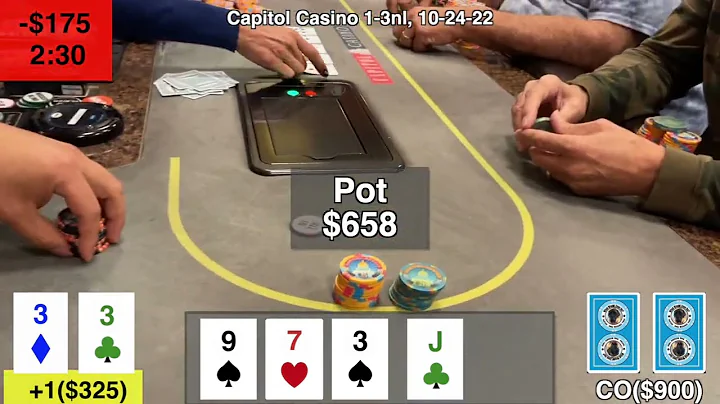 Quads in A Massive Pot,  poker vlog 132