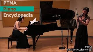 クラリネットとピアノのためのソナチネ 第3楽章 - 演奏動画のサムネイル