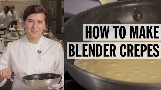 How to Make the World's Easiest Crepes in a Blender | Food Network screenshot 3