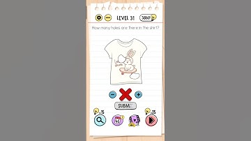 Brain Test – Level 31 Solution | All Answers & Walkthrough #BrainTest #PuzzleGame #Shorts