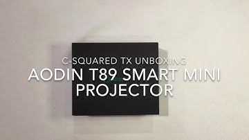 AODIN T89 Mini Projector - AMAZINGLY TINY & BRIGHT!