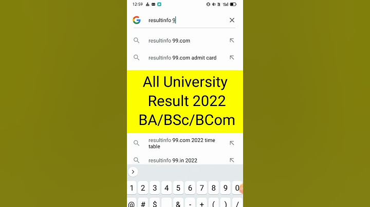 All University BA/BSc/BCom Result 2022/BA  result kaise dekhe/सभी विश्वविद्यालय का रिजल्ट 2022 यहां