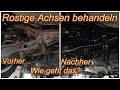 Unterbodenschutz mit Rostumwandler selber machen - Toyota Avensis