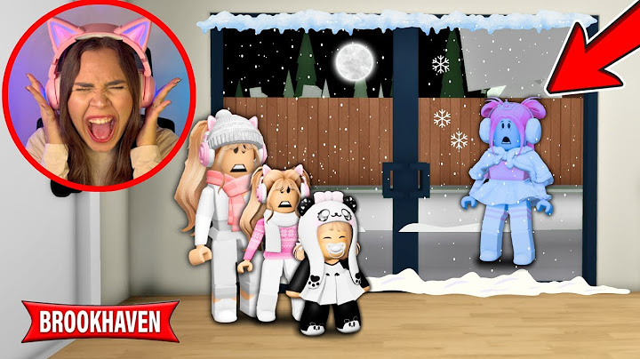 Nós SOBREVIVEMOS a MAIOR TEMPESTADE de NEVE em BROOKHAVEN!