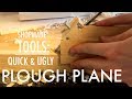 Making a simple plough plane/grooving plane with hand tools