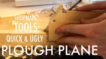 Making a simple plough plane/grooving plane with hand tools