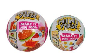 Miniverse Make It Mini Diner and Cafe Series 3 DIY Resin Craft Unboxing Review