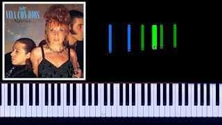 Video thumbnail of "Vaya con dios - Nah neh nah Piano Tutorial"