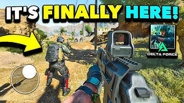 DELTA FORCE MOBILE IS HERE! HOW TO PLAY NOW! (NEW AAA MOBILE FPS GAME)