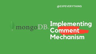 Implementing Comment Mechanism in MongoDB | Hindi | Backend