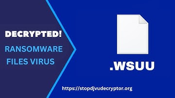 [RECOVERED] Recover your Data from WSUU Ransomware Virus | Decrypt .wsuu Ransomware Virus